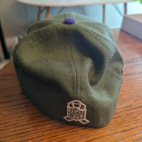 Minnesota Vikings New Era salute to service fitted cap, size 7-1/2 - Picture 3 of 6